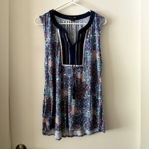 RXB Split V-Neck Swing Tank